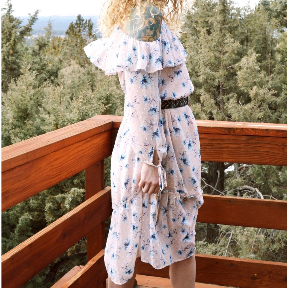 BRAND NEW River moon chiffon dress